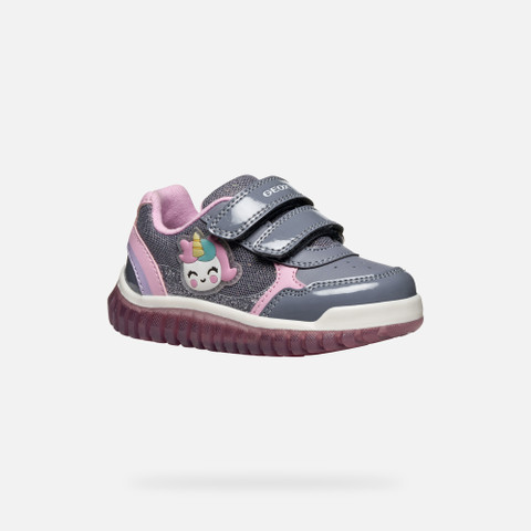 Shoes with lights LIGHTYLOO TODDLER Gray - image number 2 | GEOX