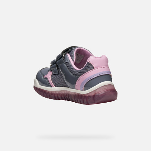 Shoes with lights LIGHTYLOO TODDLER Gray - image number 3 | GEOX