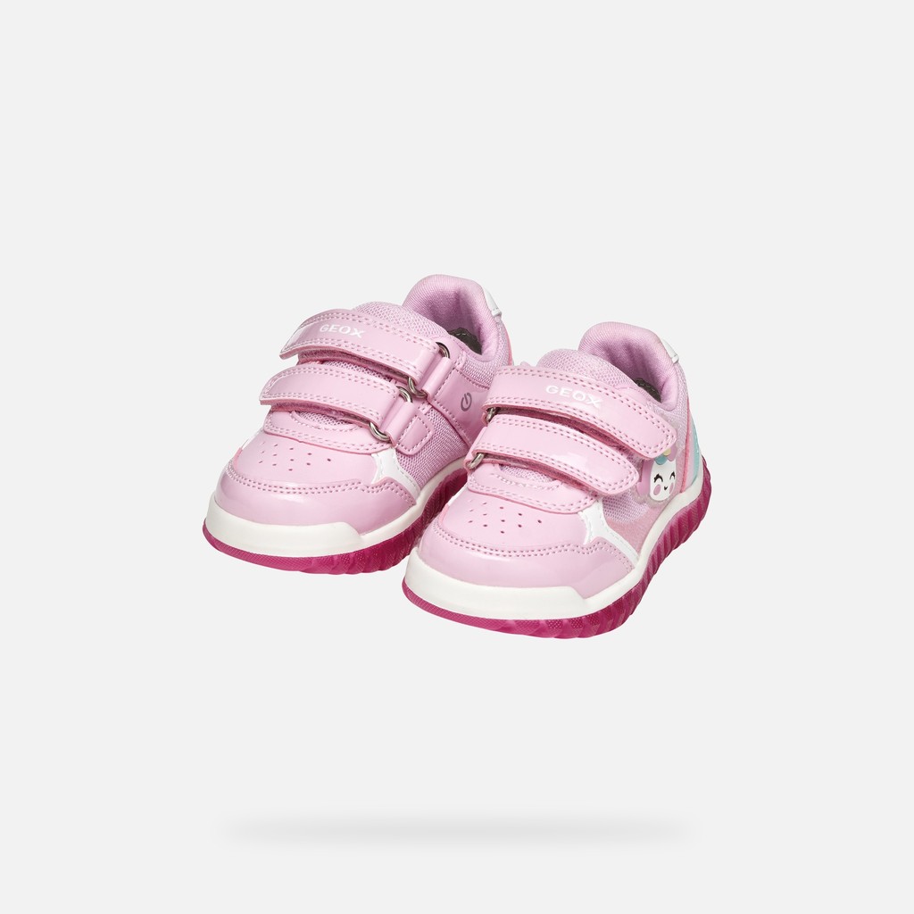 Chaussures avec lumières LIGHTYLOO PETITE FILLE Rose - image number 8 | GEOX