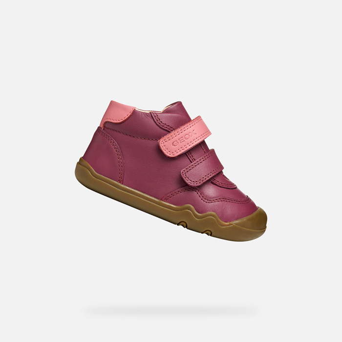Barefoot STEPPIEUP TODDLER Dark Violet/Dark Pink | GEOX