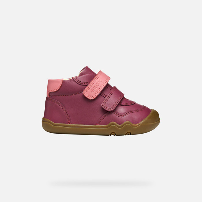 Barefoot STEPPIEUP TODDLER GIRL Dark purple/Dark pink | GEOX