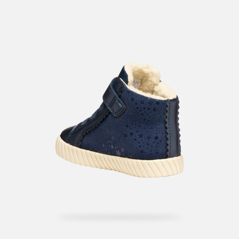 Sneakers alte MIRROLESS BIMBA Blu navy - image number 3 | GEOX