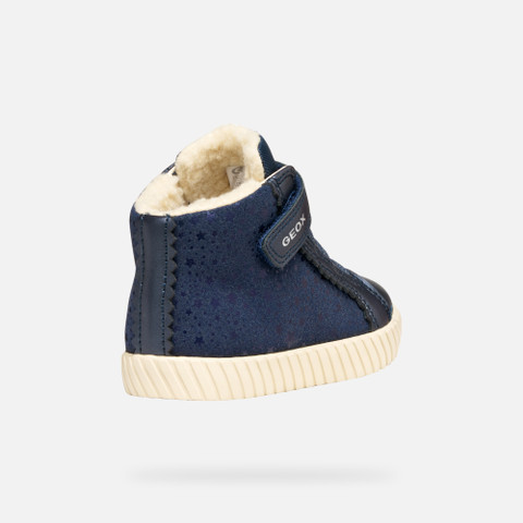 Sneakers alte MIRROLESS BIMBA Blu navy - image number 4 | GEOX