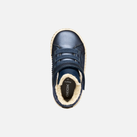 Sneakers alte MIRROLESS BIMBA Blu navy - image number 5 | GEOX