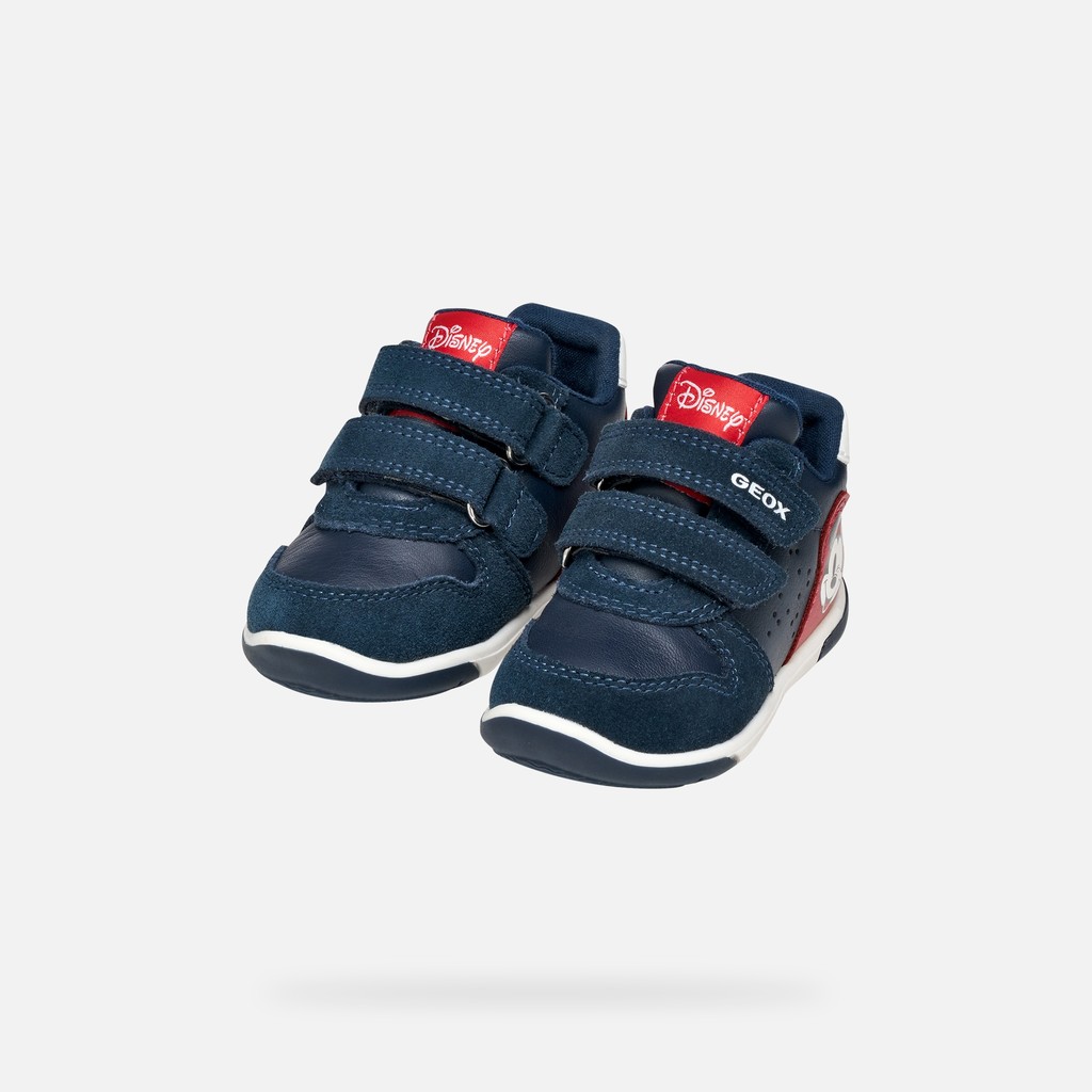 Disney Mickey Mouse ZAPITO BÉBÉ Bleu marine/Rouge - image number 8 | GEOX