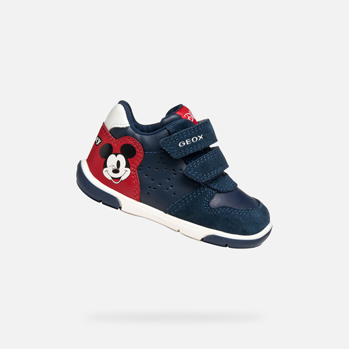 Disney Mickey Mouse ZAPITO BÉBÉ Bleu marine/Rouge | GEOX