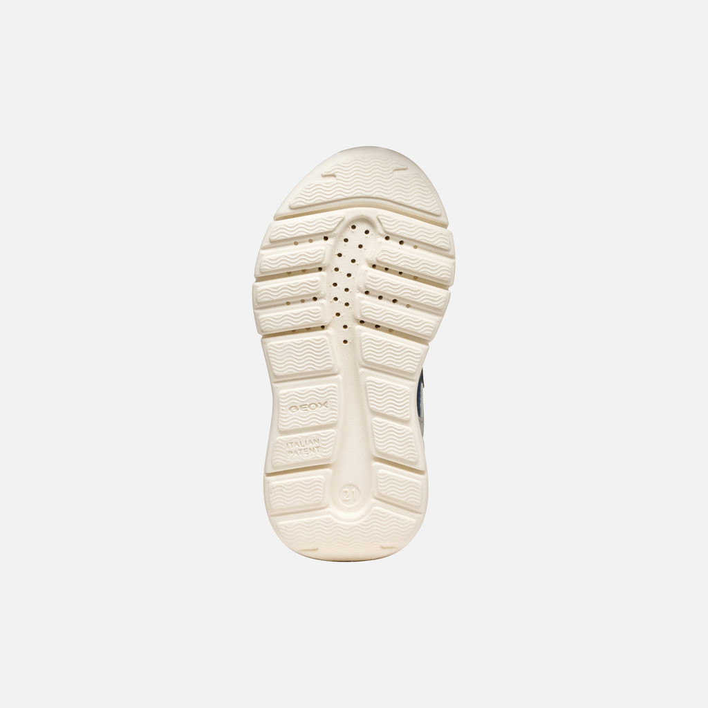 Sneakers with straps FLEXYPER MINI TODDLER BOY Avio/Ochre - image number 6 | GEOX