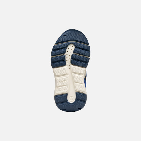 Sneakers with straps FLEXYPER MINI BABY Royal/Red - image number 6 | GEOX