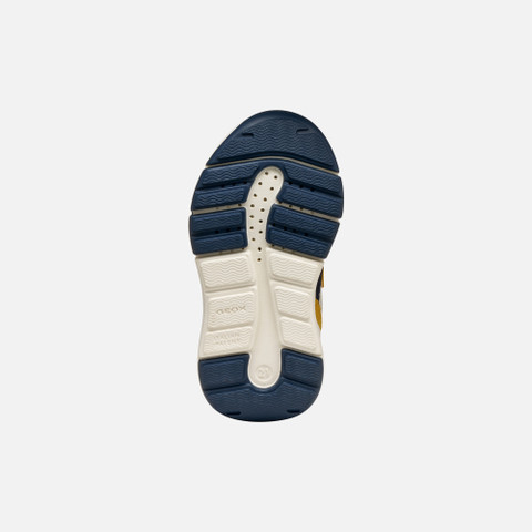 Sneakers with straps FLEXYPER MINI BABY Ochre/Bluette - image number 6 | GEOX