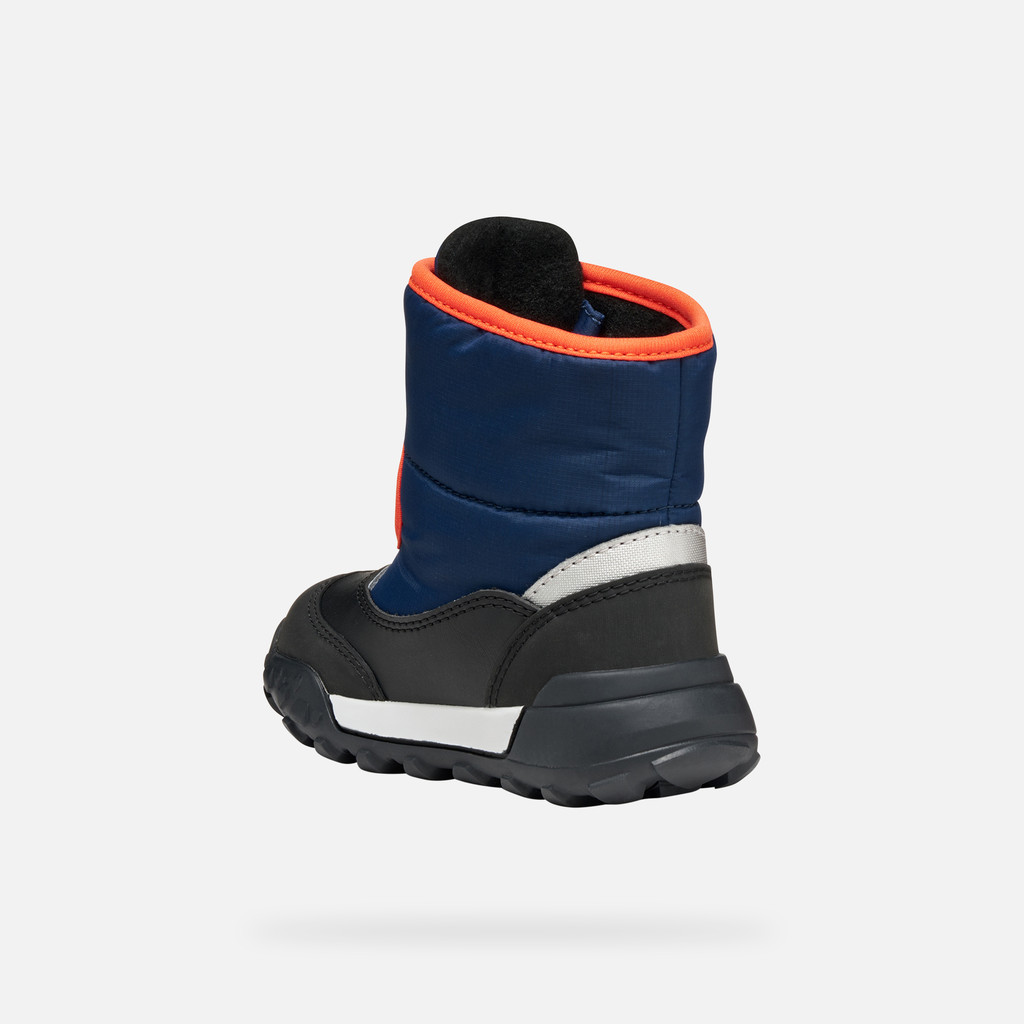 Winter boots TREKKYUP ABX BABY Navy/Orange - image number 3 | GEOX