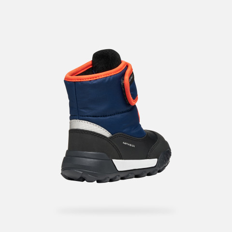 Winter boots TREKKYUP ABX BABY Navy/Orange - image number 4 | GEOX
