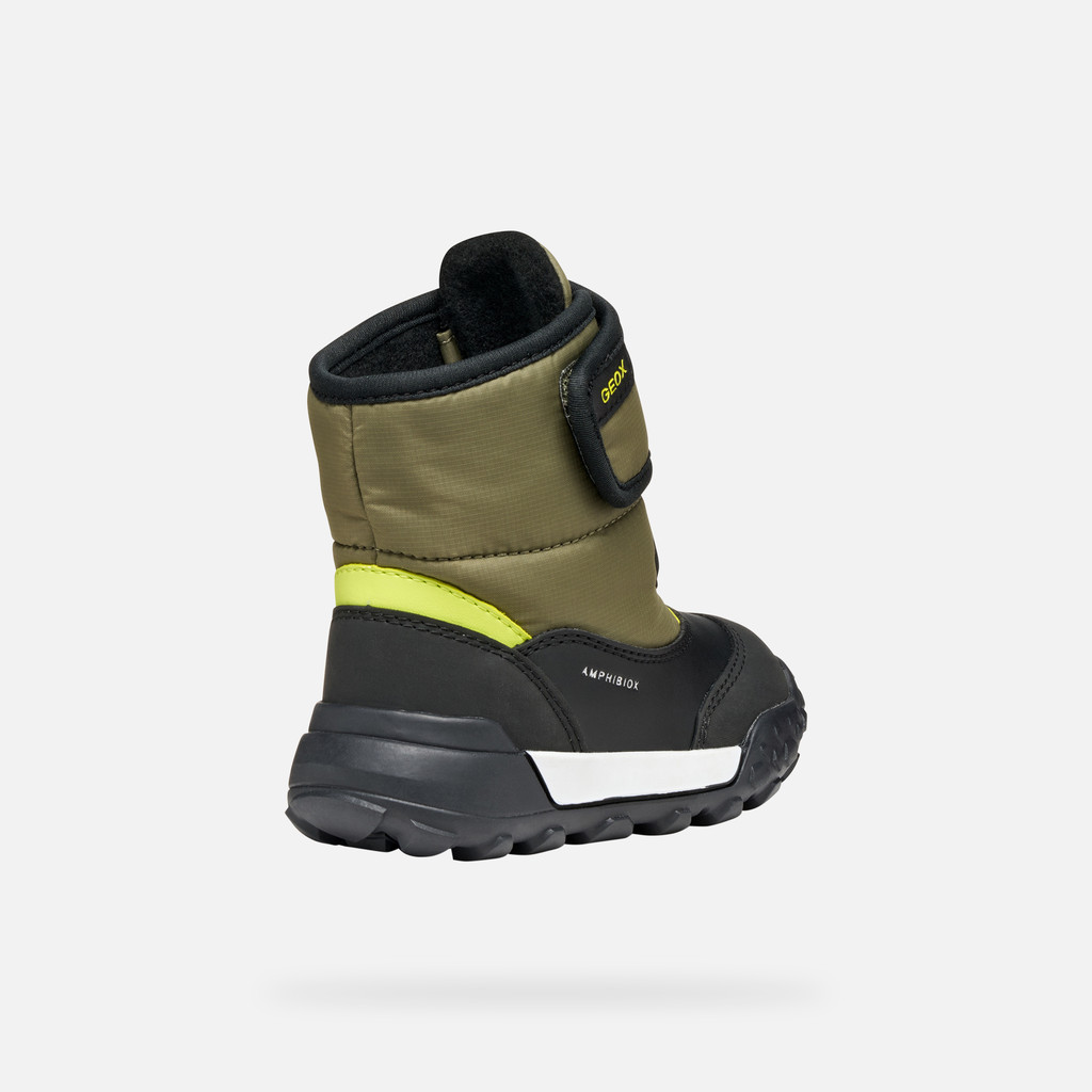 Winter boots TREKKYUP ABX BABY Mimetic/Lime - image number 4 | GEOX