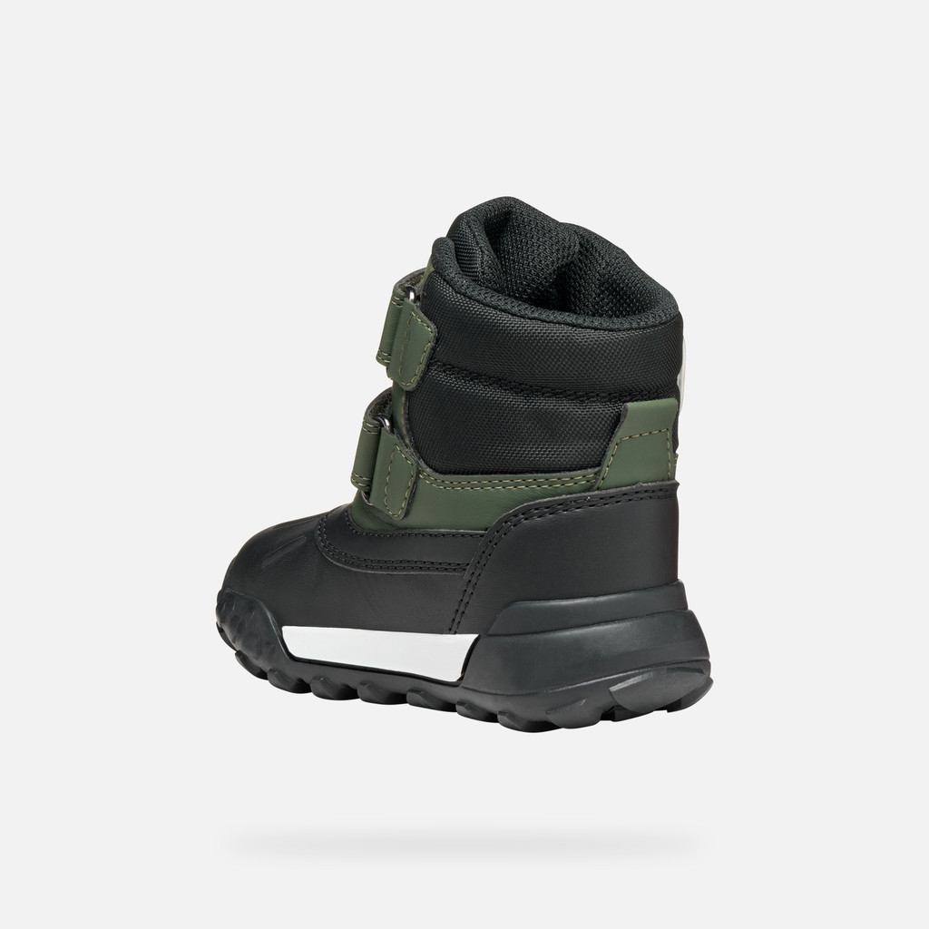 Winter boots TREKKYUP ABX BABY Dark Green/Black - image number 3 | GEOX