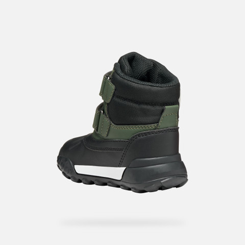 Winter boots TREKKYUP ABX BABY Dark Green/Black - image number 3 | GEOX