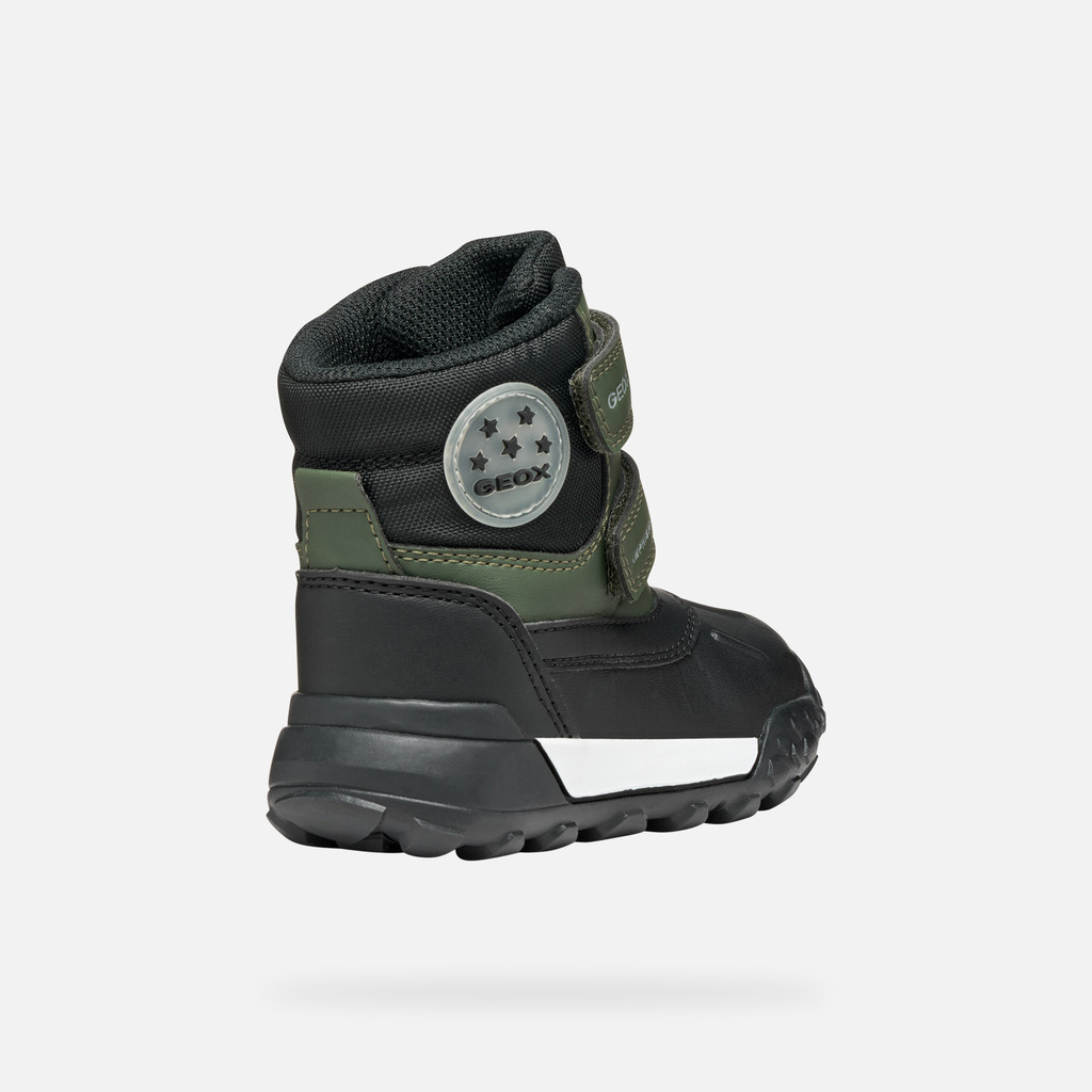 Winter boots TREKKYUP ABX BABY Dark Green/Black - image number 4 | GEOX
