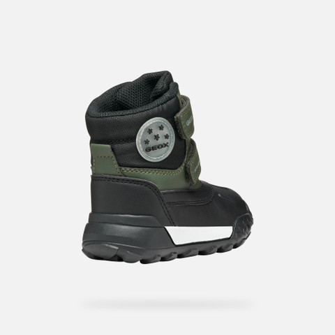 Winter boots TREKKYUP ABX BABY Dark Green/Black - image number 4 | GEOX