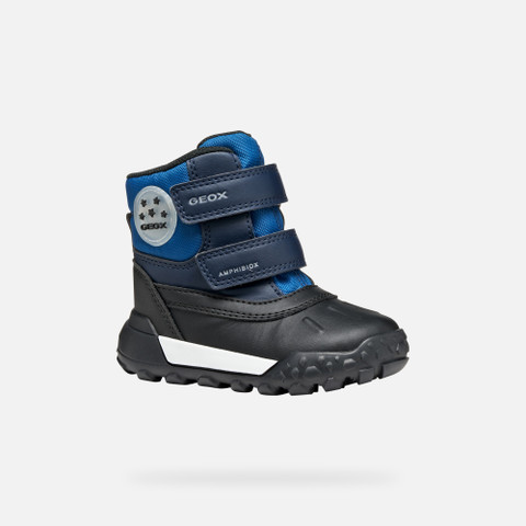 Winter boots TREKKYUP ABX BABY Navy/Jeans - image number 2 | GEOX
