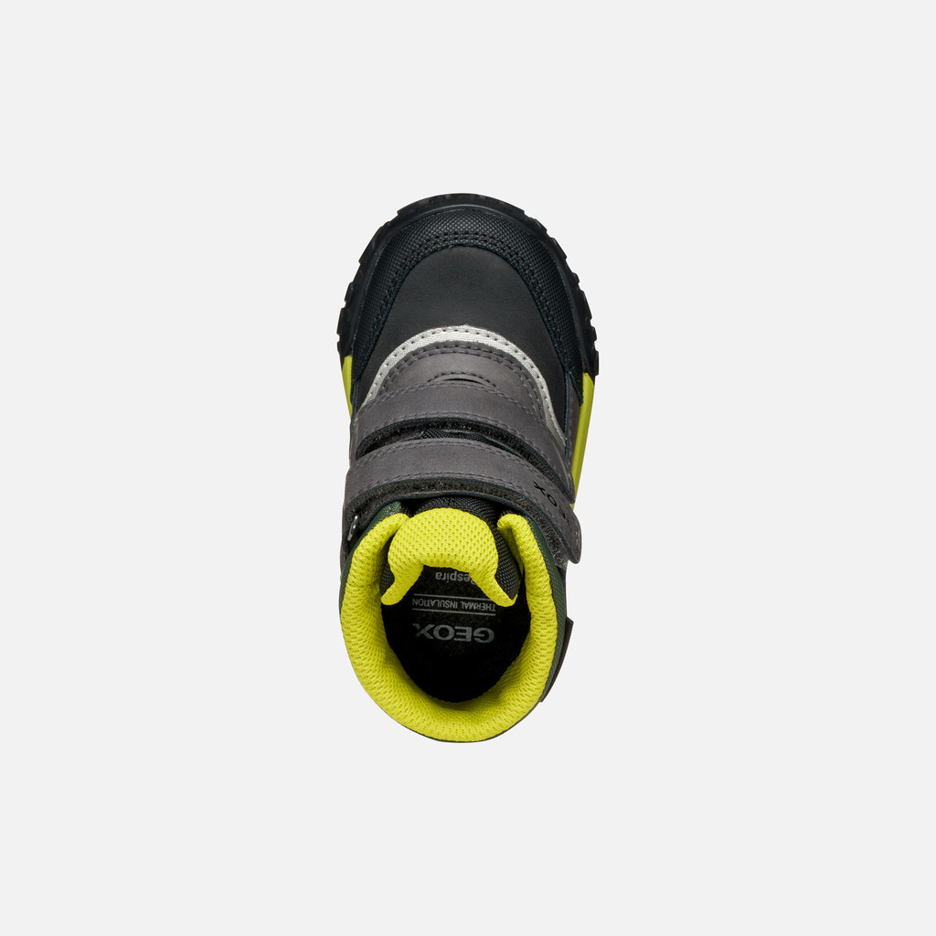 Waterproof boots TREKKYUP ABX TODDLER BOY Black/Fluo Green - image number 5 | GEOX