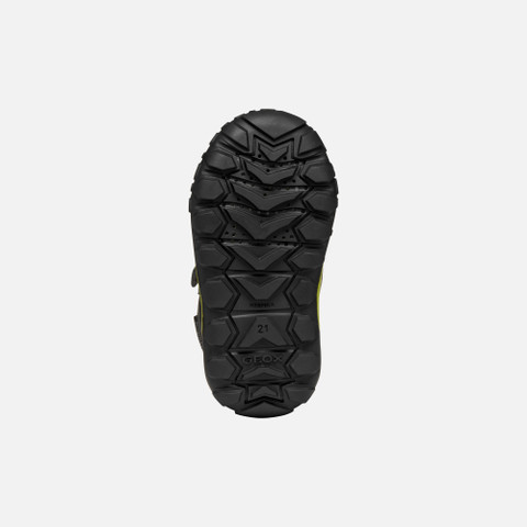 Waterproof boots TREKKYUP ABX TODDLER BOY Black/Fluo Green - image number 6 | GEOX