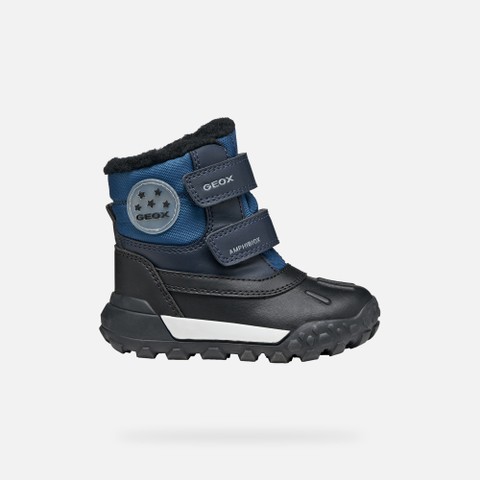 Waterproof ankle boots TREKKYUP ABX TODDLER BOY Navy/Jeans - image number 1 | GEOX