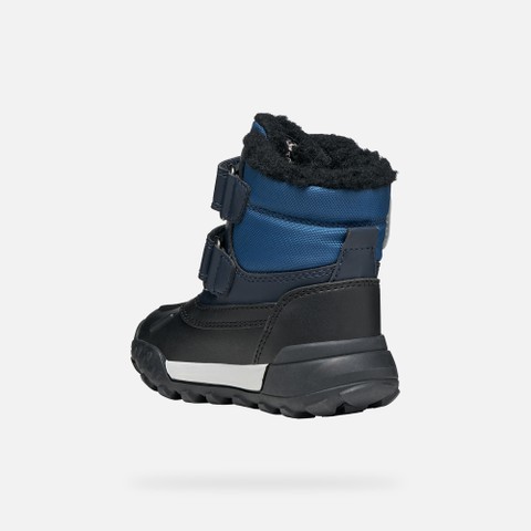 Waterproof ankle boots TREKKYUP ABX TODDLER BOY Navy/Jeans - image number 3 | GEOX