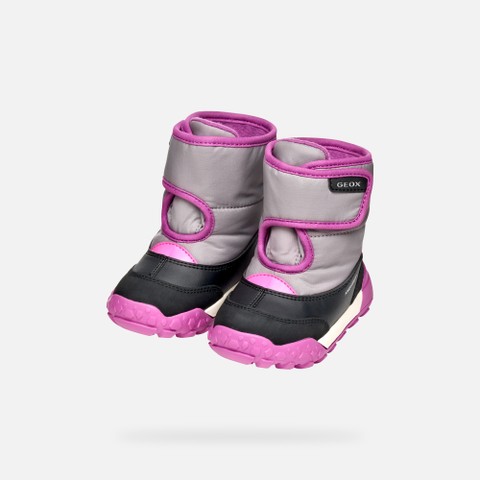 Winter boots TREKKYUP ABX BABY Black/Gray - image number 7 | GEOX