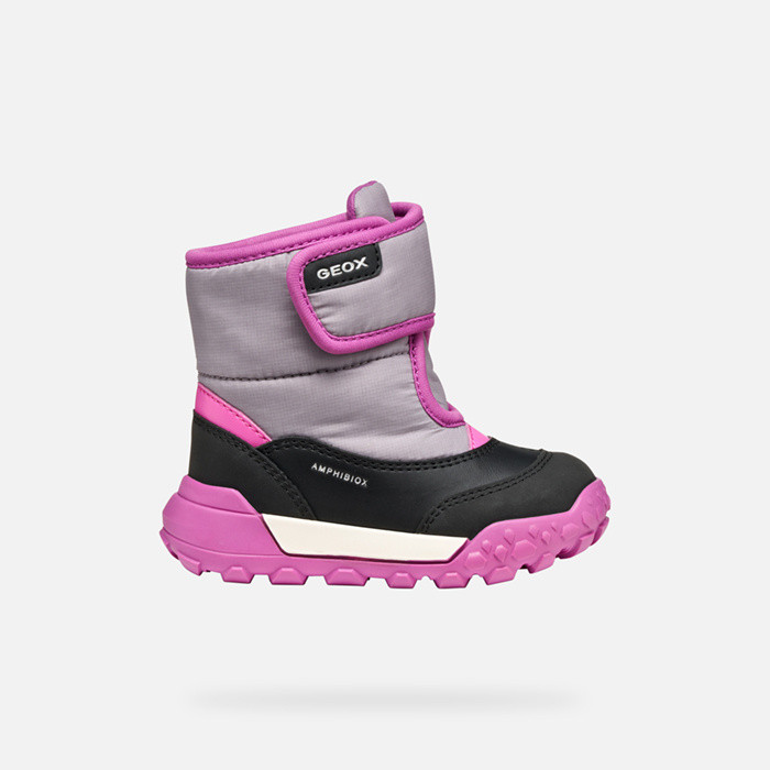 Winter boots TREKKYUP ABX BABY Black/Grey | GEOX