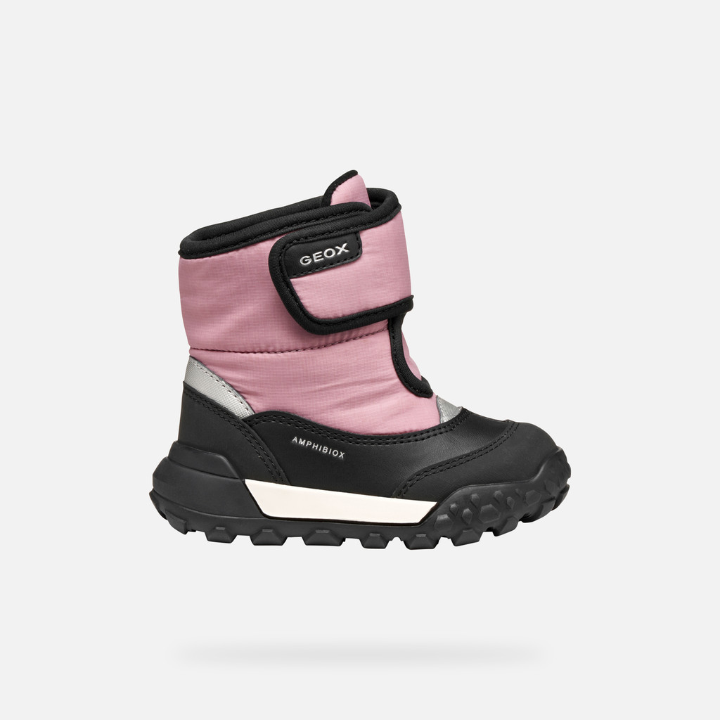 Winter boots TREKKYUP ABX BABY Black/Rose - image number 1 | GEOX