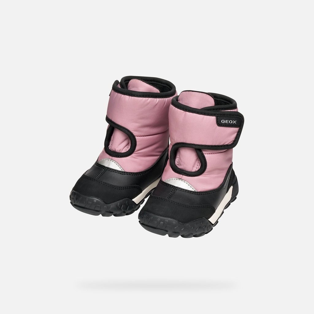 Winter boots TREKKYUP ABX BABY Black/Rose - image number 7 | GEOX
