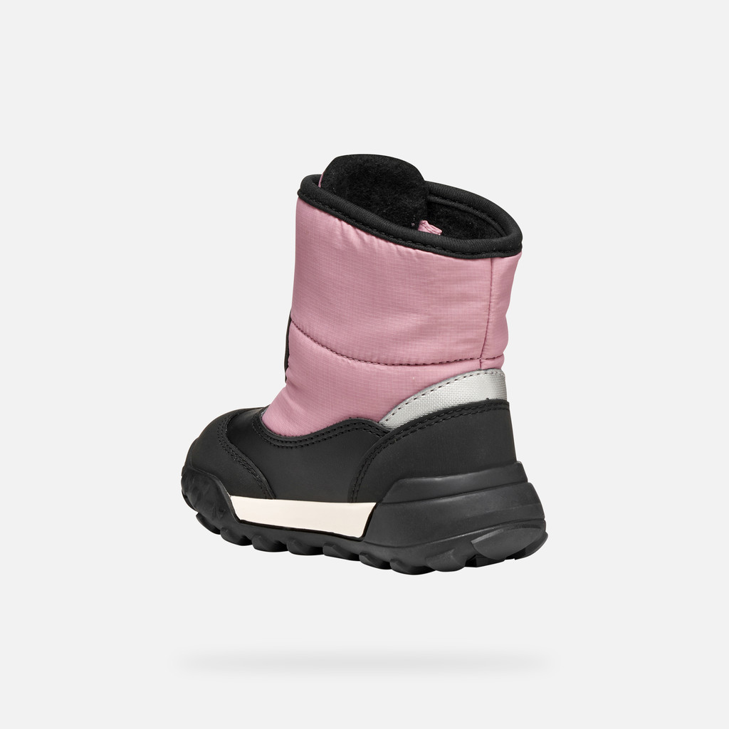 Winter boots TREKKYUP ABX BABY Black/Rose - image number 3 | GEOX