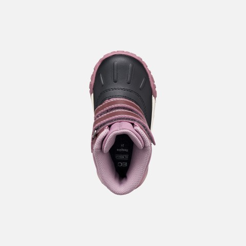 Waterproof snow ankle boots TREKKYUP ABX TODDLER GIRL Dark Pink - image number 5 | GEOX