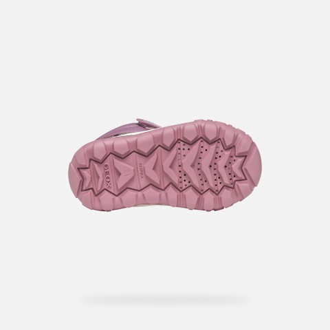 Waterproof snow ankle boots TREKKYUP ABX TODDLER GIRL Dark Pink - image number 6 | GEOX