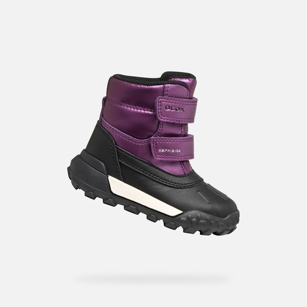 Winter boots TREKKYUP ABX BABY Burgundy - image number 0 | GEOX