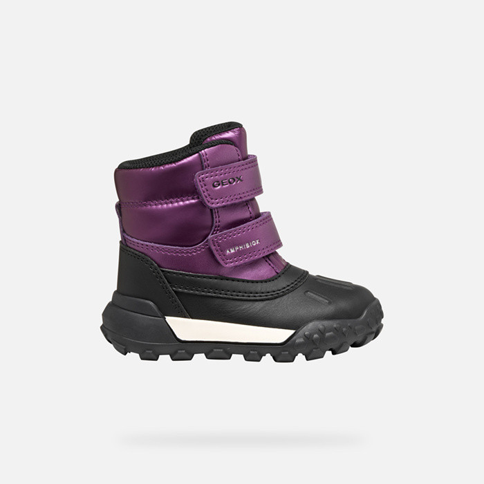Winter boots TREKKYUP ABX BABY Burgundy | GEOX