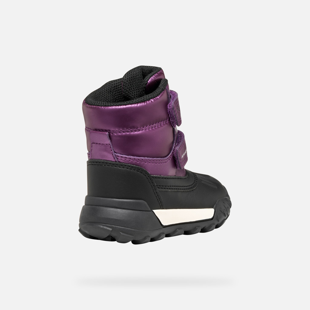Winter boots TREKKYUP ABX BABY Burgundy - image number 4 | GEOX