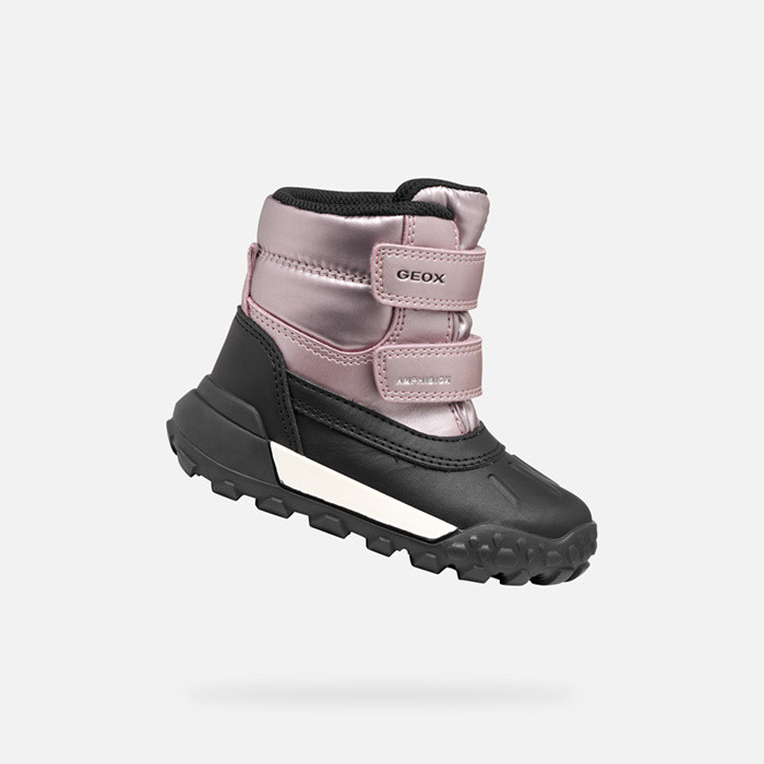 Wasserdichte Wanderschuhe TREKKYUP ABX BABY Rosa | GEOX