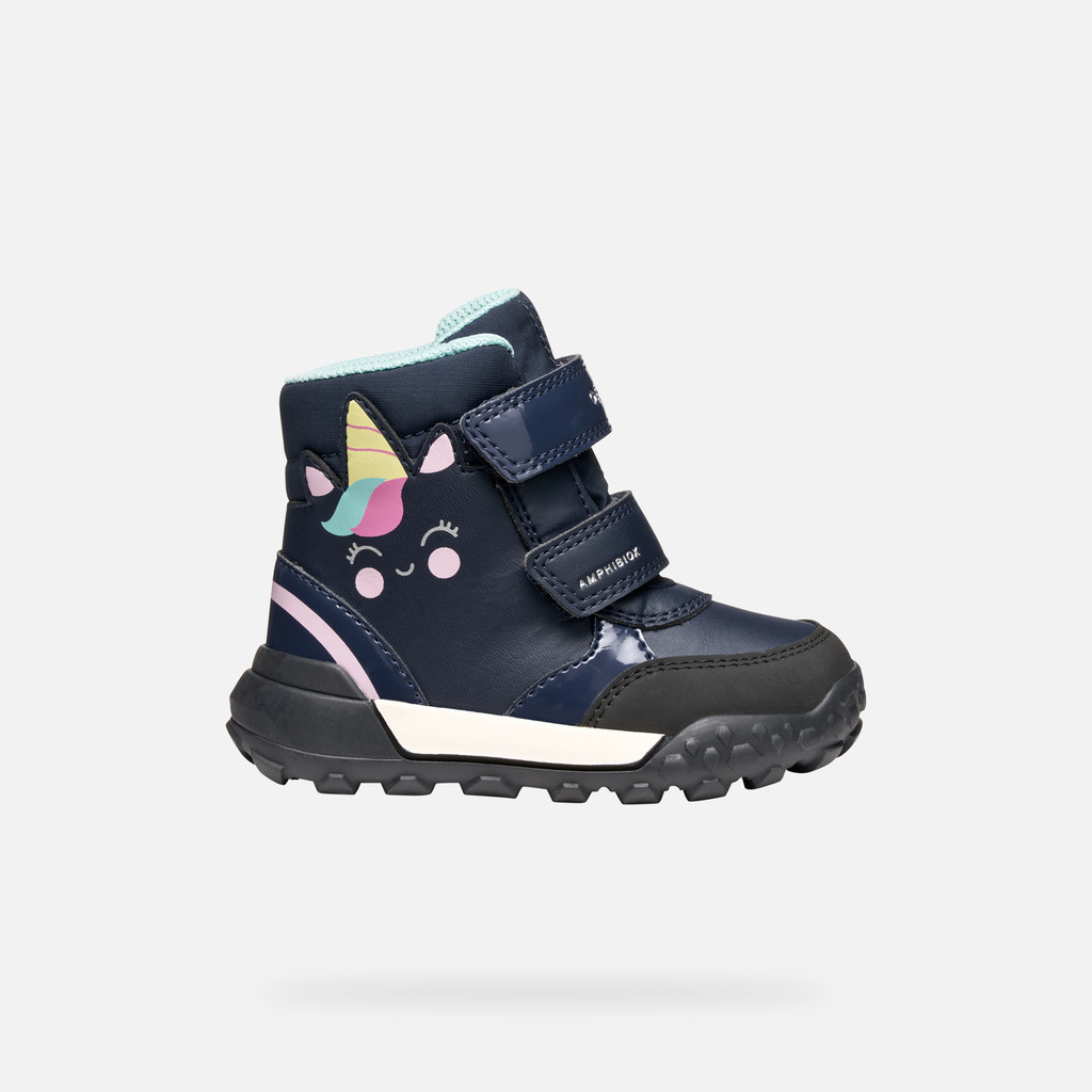 Winter boots TREKKYUP ABX TODDLER GIRL Navy - image number 1 | GEOX