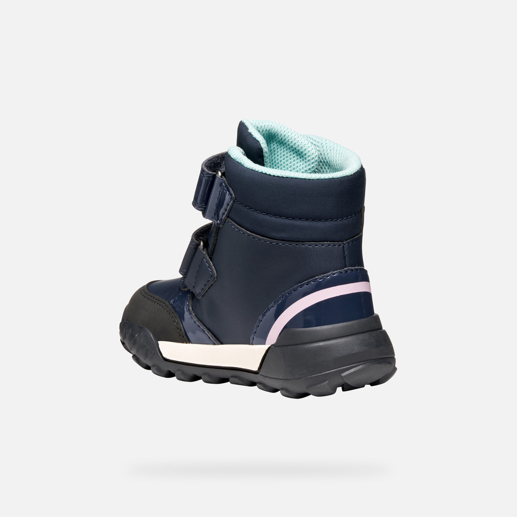 Winter boots TREKKYUP ABX TODDLER GIRL Navy - image number 3 | GEOX