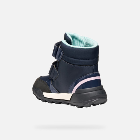 Winter boots TREKKYUP ABX TODDLER GIRL Navy - image number 3 | GEOX
