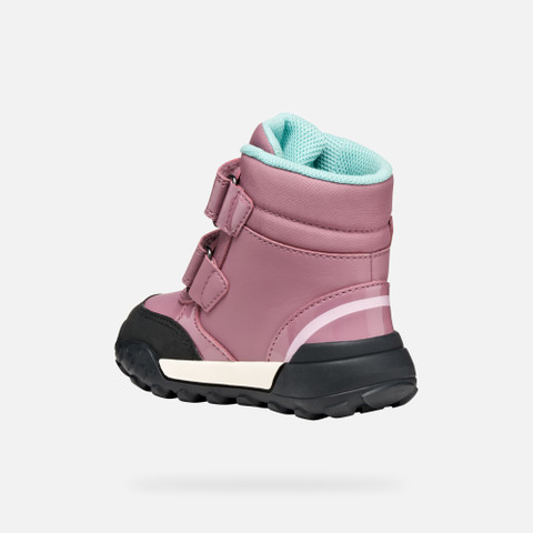 Winter boots TREKKYUP ABX TODDLER GIRL Dark Pink - image number 3 | GEOX