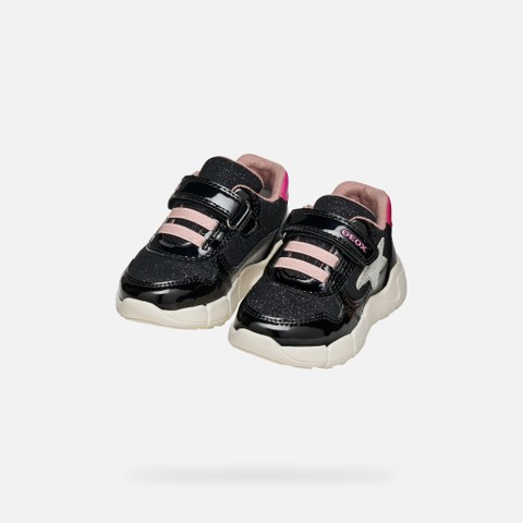 Glitter shoes FLEXYPER MINI TODDLER Black/Fuchsia - image number 7 | GEOX