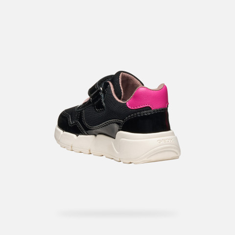 Glitter shoes FLEXYPER MINI TODDLER Black/Fuchsia - image number 3 | GEOX