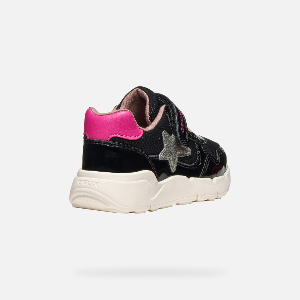Glitter shoes FLEXYPER MINI TODDLER Black/Fuchsia - image number 4 | GEOX