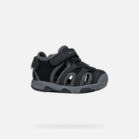 Closed toe sandals SANDAL MULTY   TODDLER Black - image number 2 | GEOX