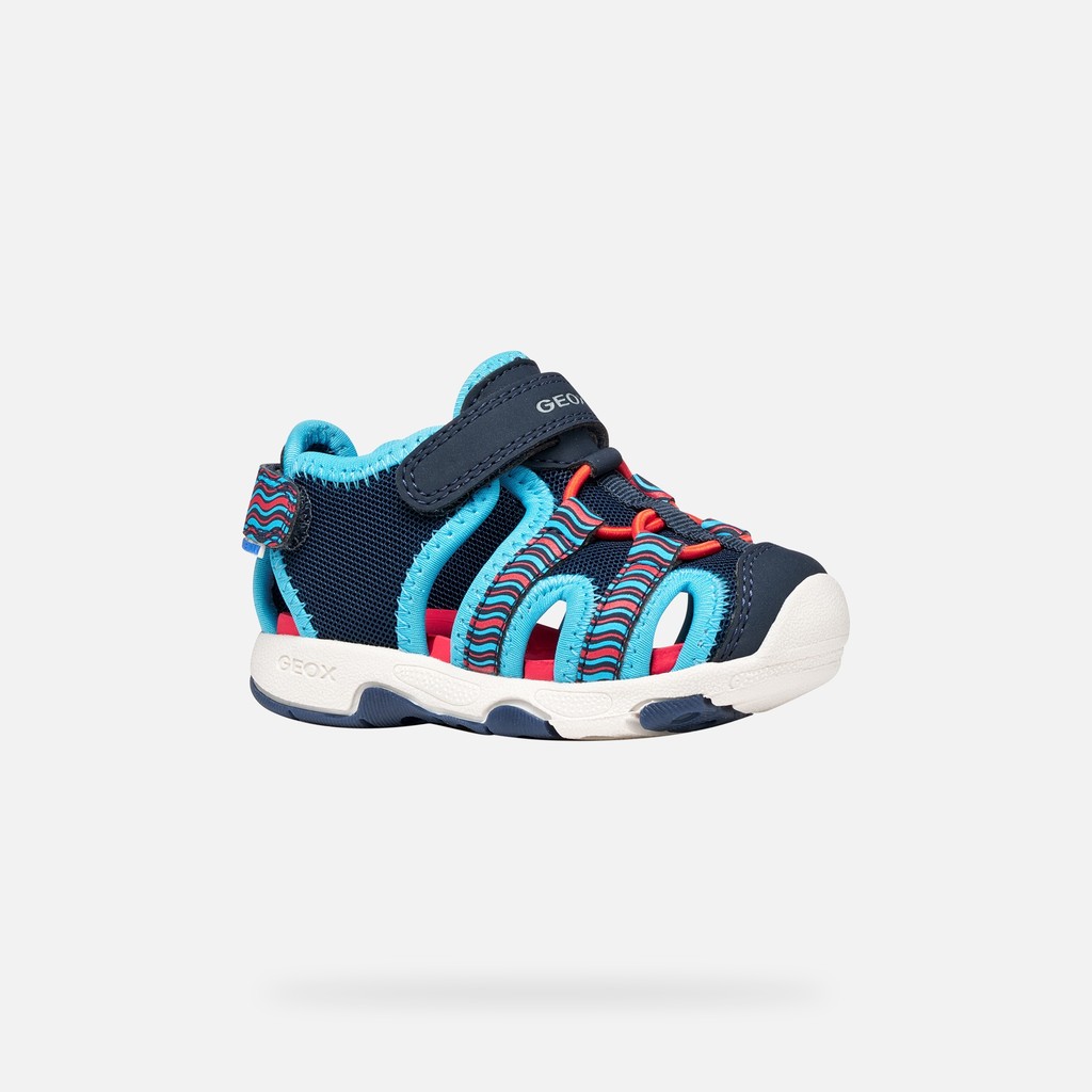 Closed toe sandals SANDAL MULTY   TODDLER BOY Navy/Azure - image number 2 | GEOX