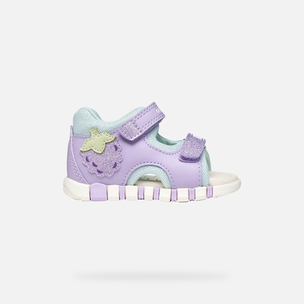 Sandals with straps SANDAL IUPIDOO BABY GIRL Light lilac - image number 1 | GEOX