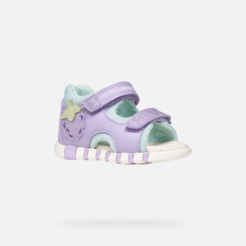 Sandals with straps SANDAL IUPIDOO BABY GIRL Light lilac - image number 2 | GEOX