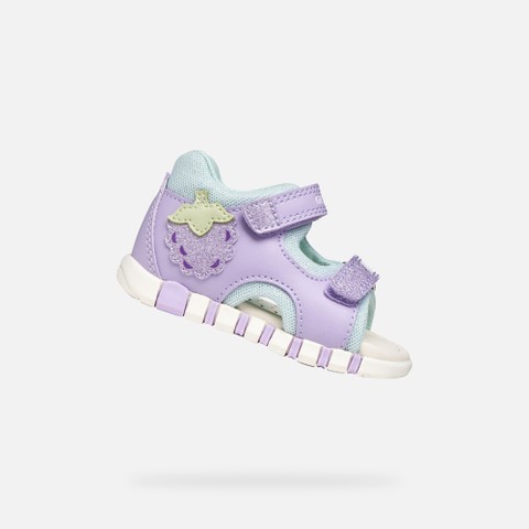Sandals with straps SANDAL IUPIDOO BABY GIRL Light lilac | GEOX