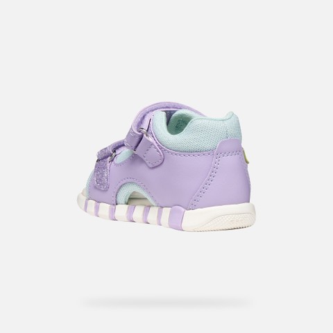 Sandals with straps SANDAL IUPIDOO BABY GIRL Light lilac - image number 3 | GEOX