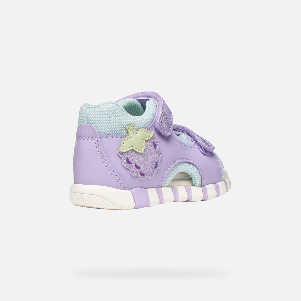 Sandals with straps SANDAL IUPIDOO BABY GIRL Light lilac - image number 4 | GEOX